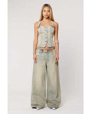 Abrand Jeans Downtown Bodice Tyra - Natural