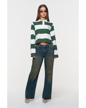 Abrand Jeans 99 Low & Baggy Kiri Recycled - Blue