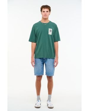 Abrand Jeans A4 Relaxed Short Neville Recycled - Green