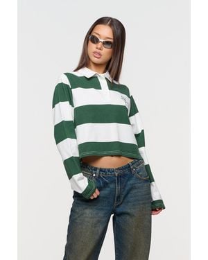 Abrand Jeans Good Sport Polo Stripe - Green