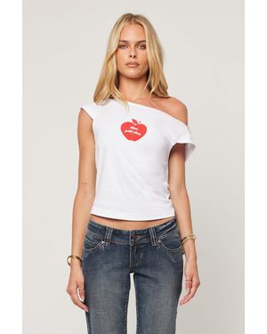 Abrand Jeans Little Miss Tee - White