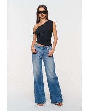 Abrand Jeans Bustier Tank - Blue