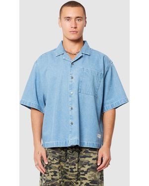 Abrand Jeans Bobby Camp Shirt - Blue