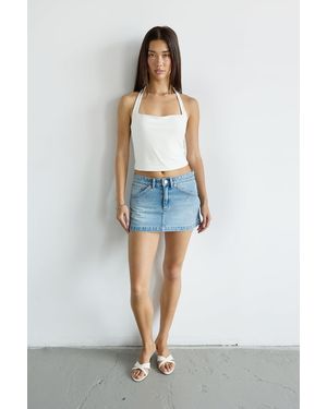 Abrand Jeans 99 Low Skirt Jody Recycled - Blue