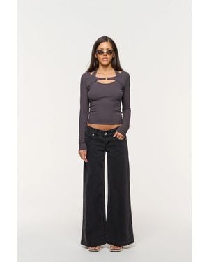 Abrand Jeans 00 Super Low & Wide Sophie Petite - Multicolor