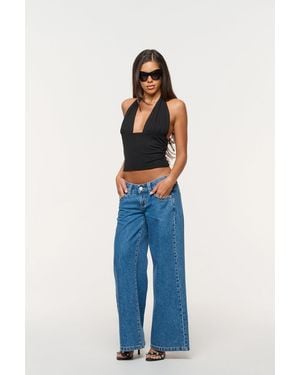Abrand Jeans 00 Wide Eva Petite - Blue