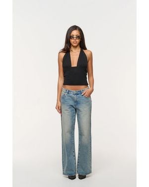 Abrand Jeans 99 Low Baggy Petite Kit Recycled - Blue