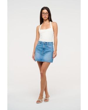 Abrand Jeans Aline Skirt Charlotte Recycled - Blue