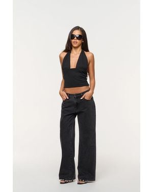 Abrand Jeans 99 Low Baggy Petite Heidi - Blue