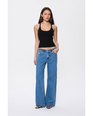 Abrand Jeans 99 Low & Baggy Lulu Recycled - Blue