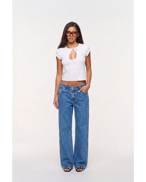 Abrand Jeans 99 Low & Baggy Lulu Recycled Petite - Blue
