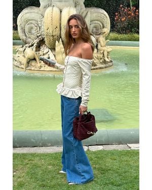 Abrand Jeans 99 Low Baggy Flare Petite Eva Organic - Green