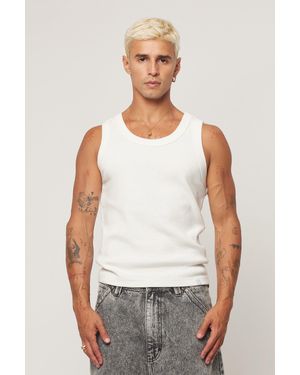 Abrand Jeans Troye Tank - White