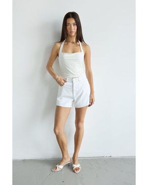 Abrand Jeans Venice Short Porcelain Recycled - White