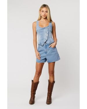 Abrand Jeans Venice Short Jordan - Blue