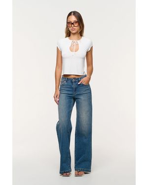 Abrand Jeans 95 Mid & Wide Tall Petra - Gray