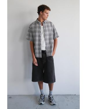 Abrand Jeans Newman Seersucker Shirt - Gray