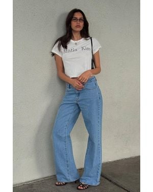 Abrand Jeans 99 Low Baggy Flare Gigi - Blue