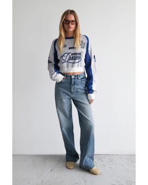 Abrand Jeans 94 High & Wide Selena - Blue
