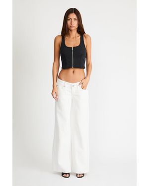 Abrand Jeans 00 Super Low & Wide Recycled - White
