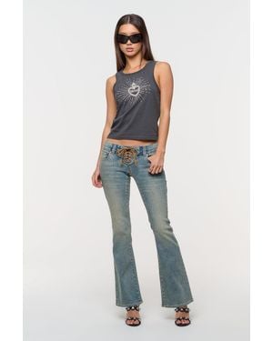 Abrand Jeans 00 Super Low Kick Rhiannon - Blue