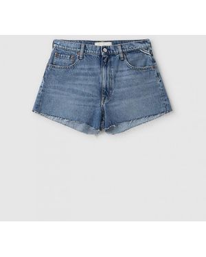 Replay Rose Label Shorts - Blue