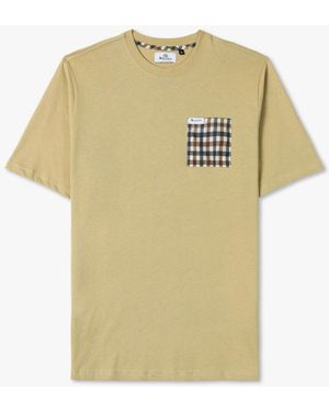 Aquascutum Active Club Check Pocket T-Shirt - Multicolour