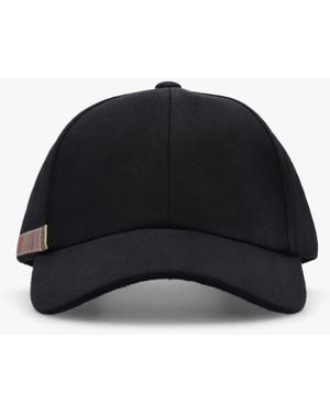 Paul Smith Signature Trim Cap - Black