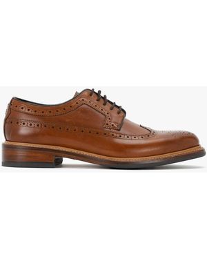 Oliver Sweeney Painswick Leather Derby Brogues - Brown