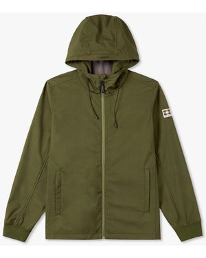 Aquascutum Shell Hybrid Hooded Jacket - Green