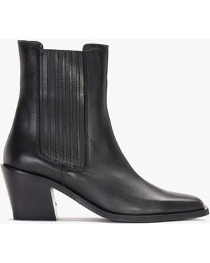 Daniel Indie Western Chelsea Boots - Black