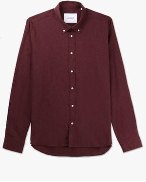 Les Deux Ld Desert Shirt , Fabric - Red