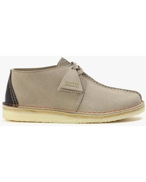 Clarks Desert Trek Suede Shoes - Brown