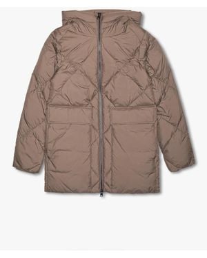 Beaumont Organic Luke Fungi Diamond Quilt Puffa Coat - Brown