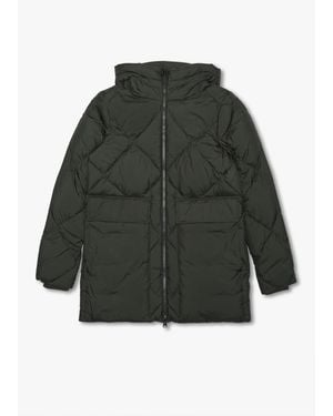 Beaumont Organic Luke Dark Bottle Puffa Coat - Green