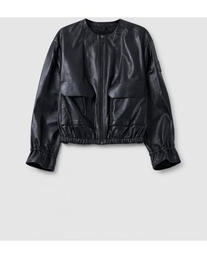 Belstaff Asteroid Leather Jacket - Blue