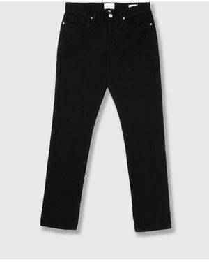 FRAME L'Homme Slim Corduroy Trousers - Black