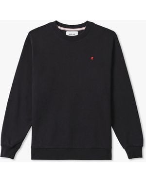 Replay Sweatshirt Logo - Black