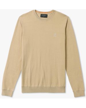 Psycho Bunny Belmore Extra Fine Cotton Sweatshirt - Natural