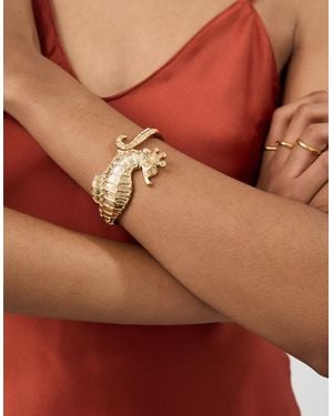 Accessorize Seahorse Cuff Bracelet - Brown