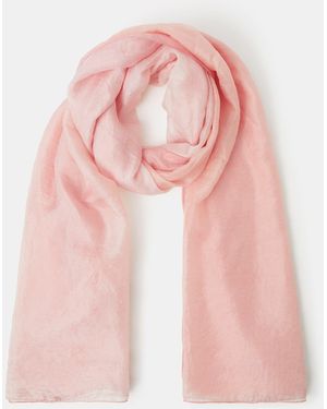 Accessorize Lightweight Silk Scarf - Pink