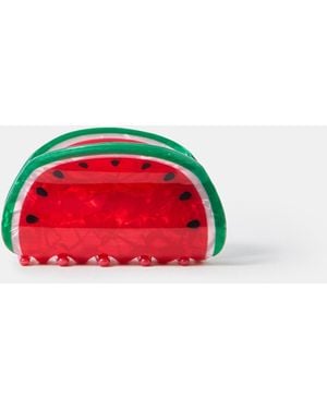 Accessorize Watermelon Claw Clip - Red