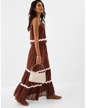 Accessorize Woven Handheld Bag - Natural