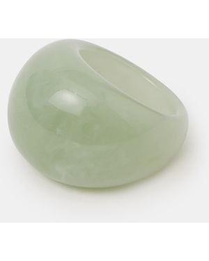 Accessorize Chunky Resin Ring - Green