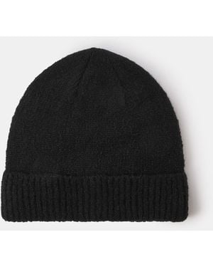 Accessorize Plain Beanie Hat - Black