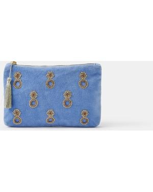 Accessorize Engagement Ring Velvet Pouch - Blue