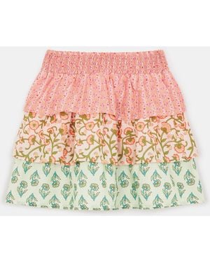 Accessorize Floral Rara Skirt - Pink