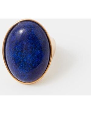 Accessorize Statement Stone Ring - Blue