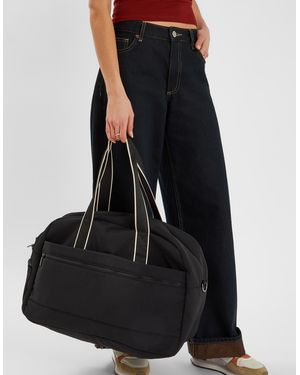 Accessorize Large Nylon Weekend Bag - Black