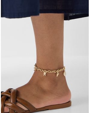 Accessorize Beach Charm Anklet - Blue
